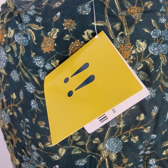 Roller Rabbit Filippa Wrap Dress S Tiered Beringhouse Green Floral Cottagecore - Picture 6 of 12